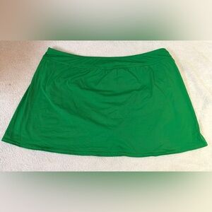 Lands' End Women's swim Skirt in Vibrant Green